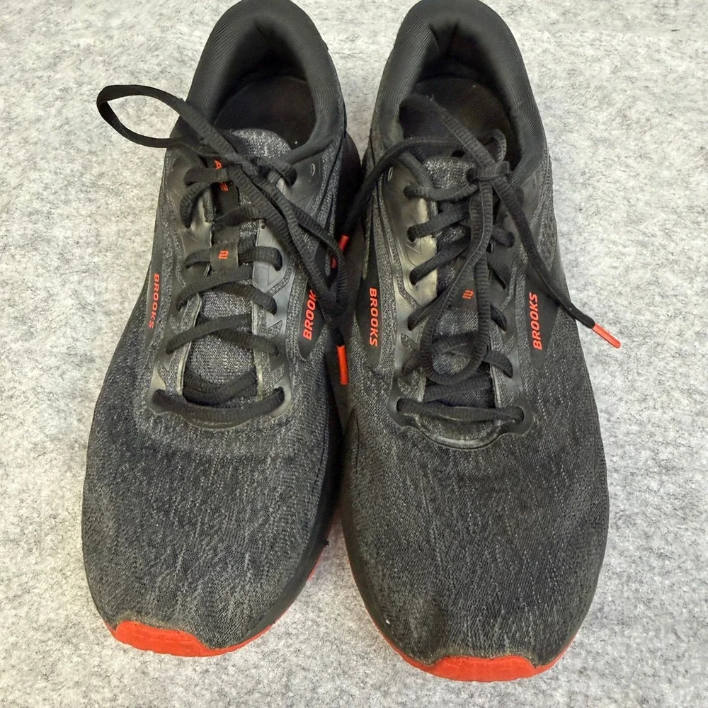 Brooks Trace 2 Mens Running Shoes Black Orange Road Sneakers 1103881D048